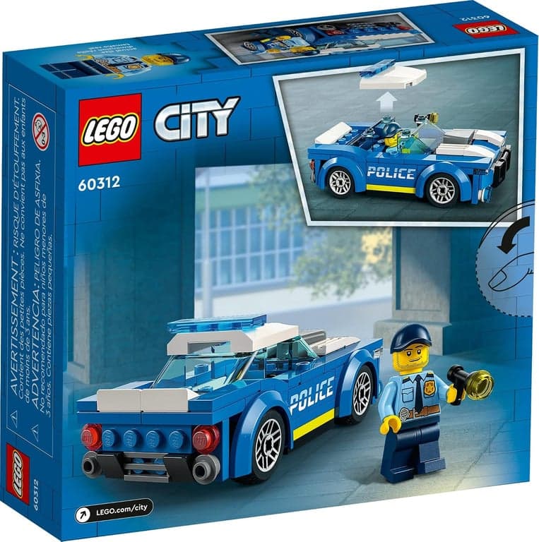 LEGO City Coche de Policía de Juguete 60312 para Niños de 5 Años en Adelante con Minifigura de Oficial, Idea de Pequeño Regalo, Serie Aventuras, Set de Construcción de Persecución de Coches - imagen 5