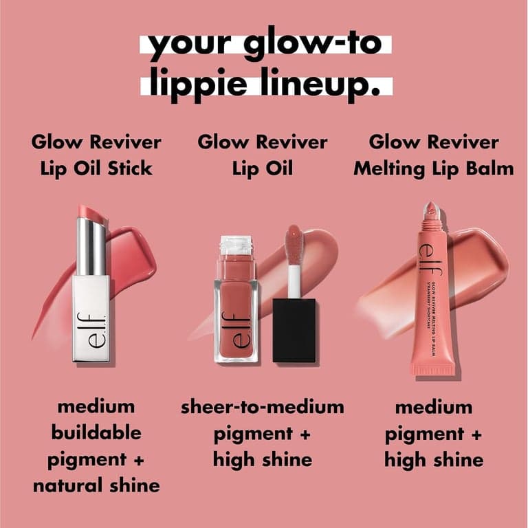 e.l.f. Glow Reviver Lip Oil Stick, Mauve Mentality - imagen 6