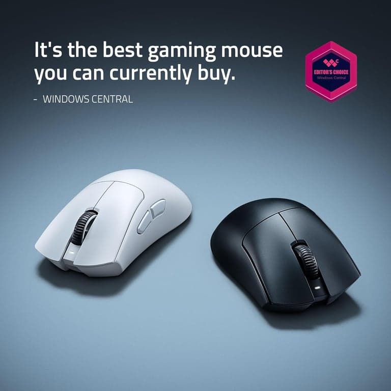 Mouse Inalámbrico para Juegos Razer DeathAdder V4 Pro, Tasa de Sondeo de 8K, 56g, Negro - imagen 2