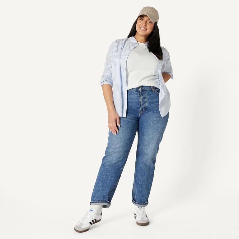 Camiseta sin mangas ajustada para mujer Amazon Essentials - imagen 6