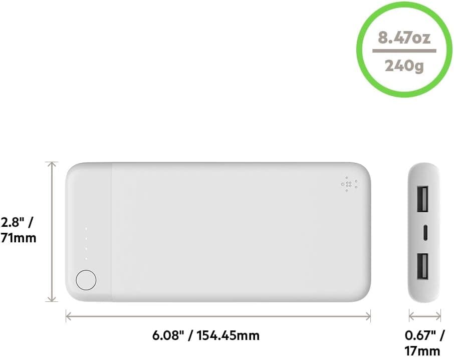 Belkin Boost Charge Power Bank 10K con conector Lightning. - imagen 2