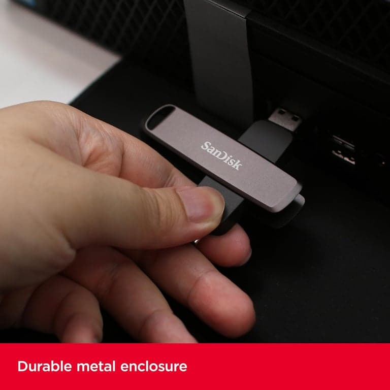 SANDISK 256GB Extreme PRO Dual Drive - Hasta 1,000MB/s, USB Type-C y Type-A, Unidad Flash de Alto Rendimiento - SDDDE1-256G-G46 - imagen 4