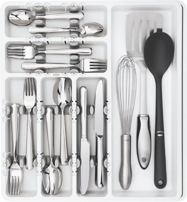 OXO Good Grips Organizador de Utensilios Grande Expandible - Blanco - imagen 2