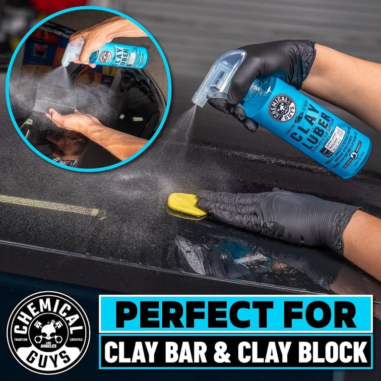 Chemical Guys, Kit de Barra de Arcilla OG y Lubricante Sintético Luber, Servicio Mediano, 2 Piezas - imagen 2