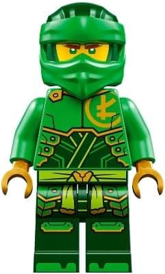 LEGO Ninjago Dragons Rising Temporada 2: Minifigura de Lloyd con Báculo con Cuchillas - vista alternativa