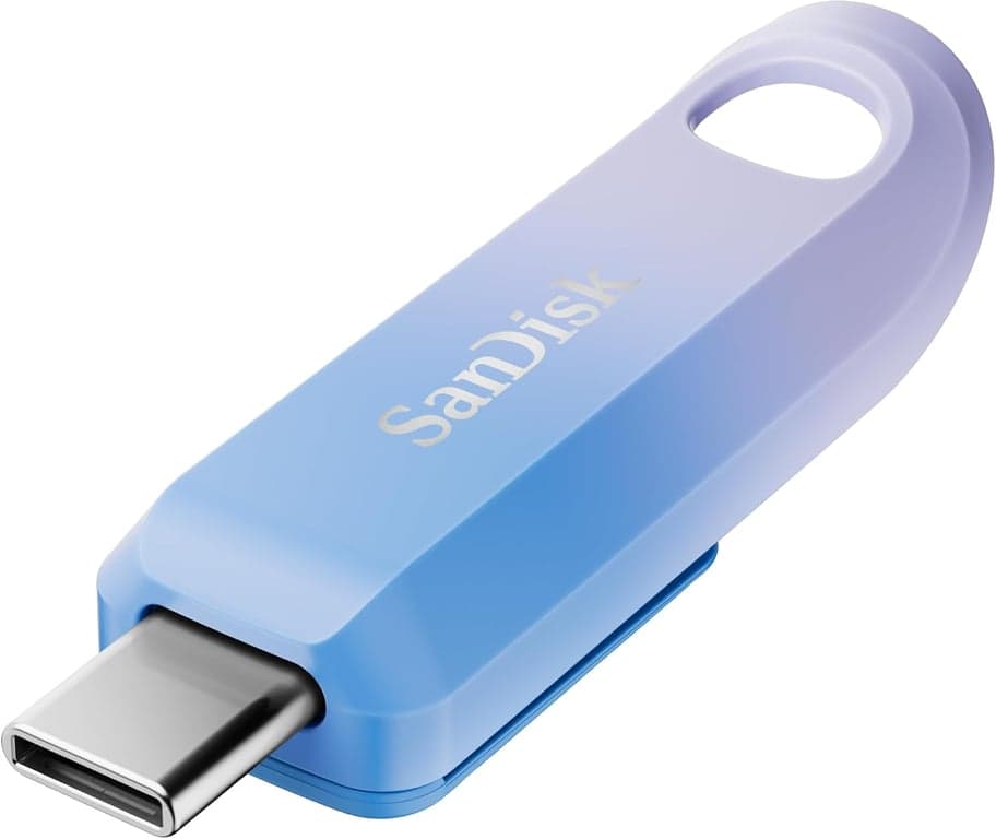 Memoria Flash USB-C SANDISK 256GB Creator - Hasta 400MB/s, USB Tipo-C - Compatible con Laptops y Tablets - 3 Meses de Adobe Lightroom Incluidos - SDCZ75C-256G-G46