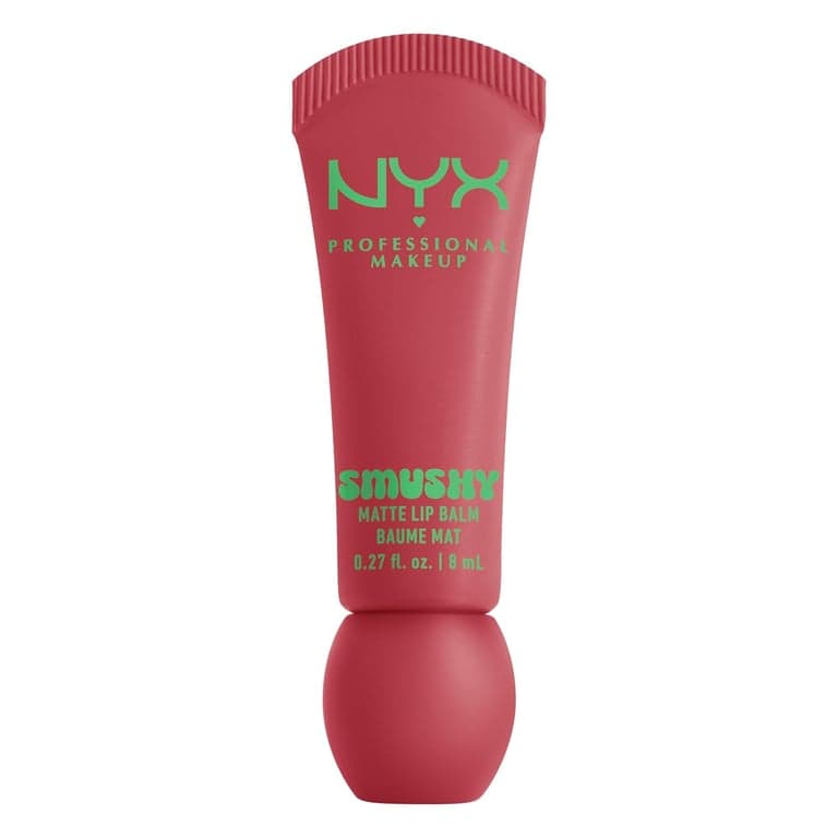 NYX PROFESSIONAL MAKEUP Smushy Matte Lip Balm, humectante labial con tinte y acabado mate suave - Snuggle SZN (Nude rosado)