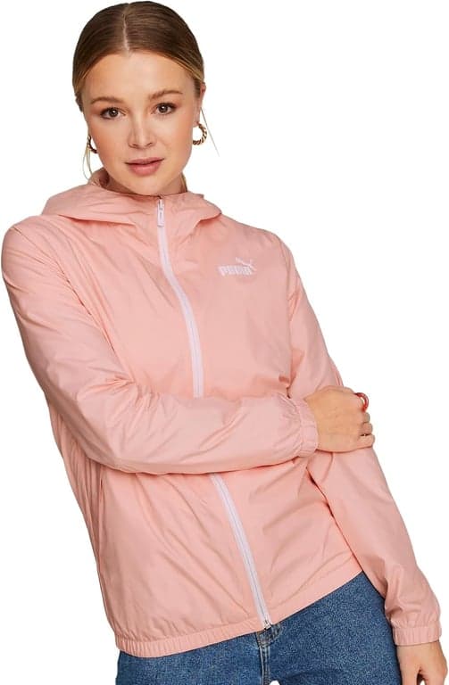 PUMA Rompevientos Sólido Essentials Atlético Casual para Mujer