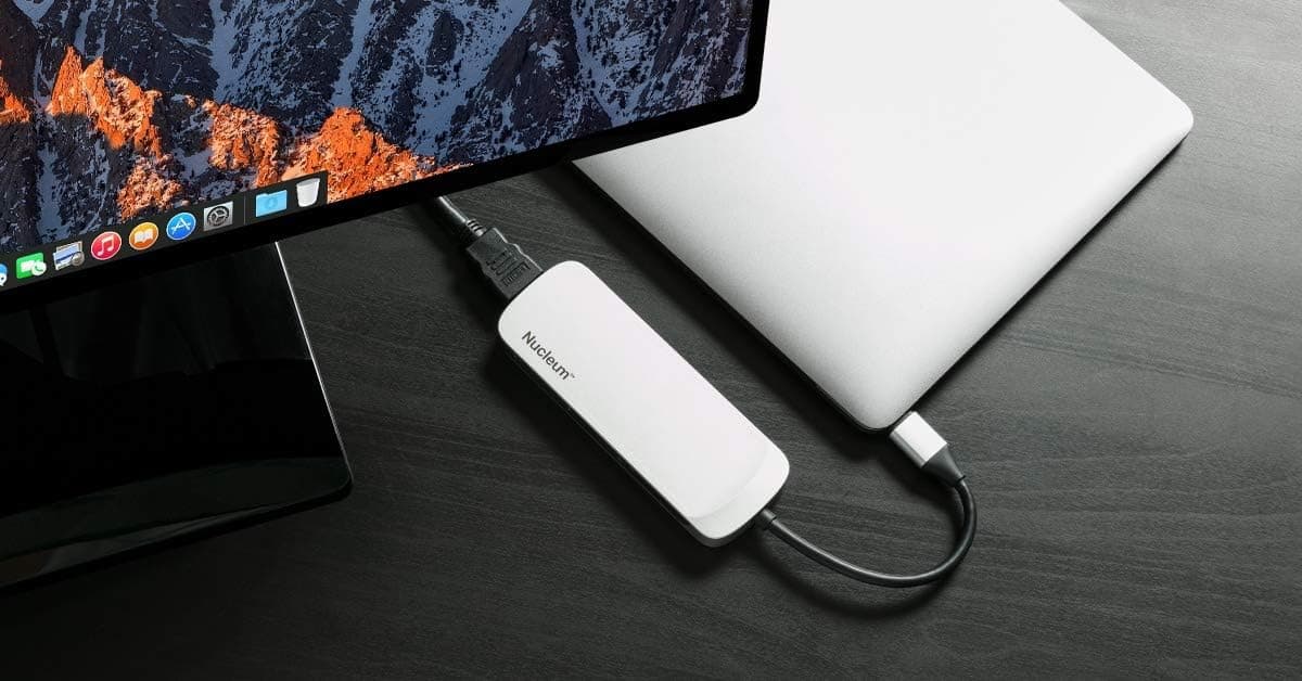 Kingston Nucleum USB C Hub, Adaptador Tipo C 7 en 1 Conecta 3.0, HDMI 4K, Tarjetas SD y MicroSD, Carga C para MacBook, Chromebook y Otros Dispositivos C | Salida 4K, Ranuras SD y microSD, Compatibilidad con MacBook, con - vista alternativa