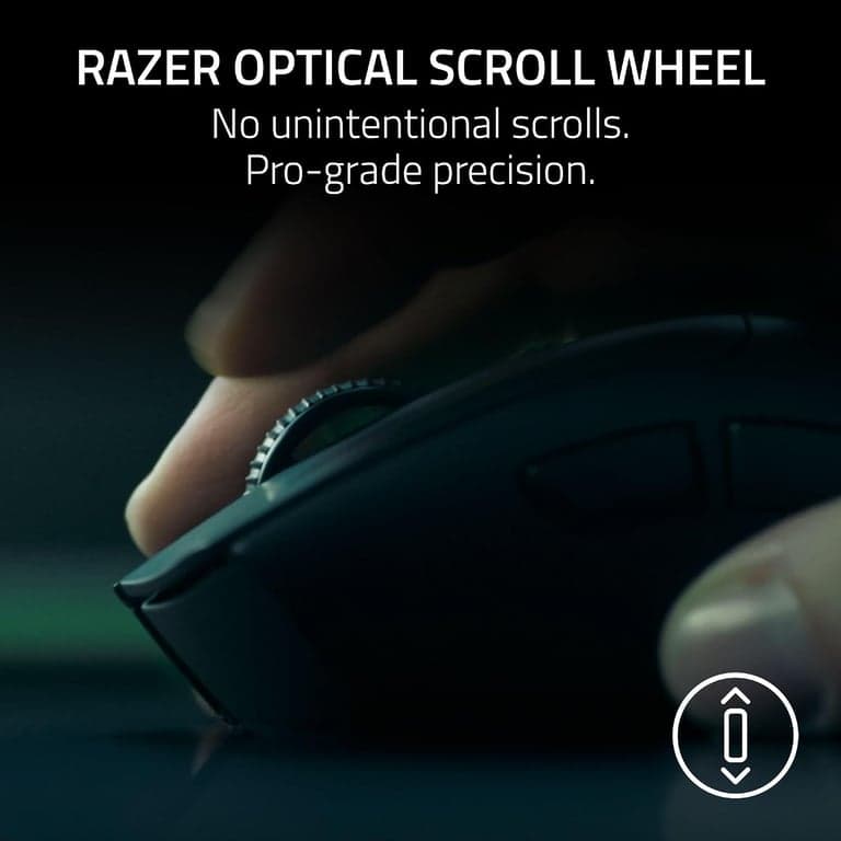 Mouse Inalámbrico para Juegos Razer DeathAdder V4 Pro, Tasa de Sondeo de 8K, 56g, Negro - imagen 5