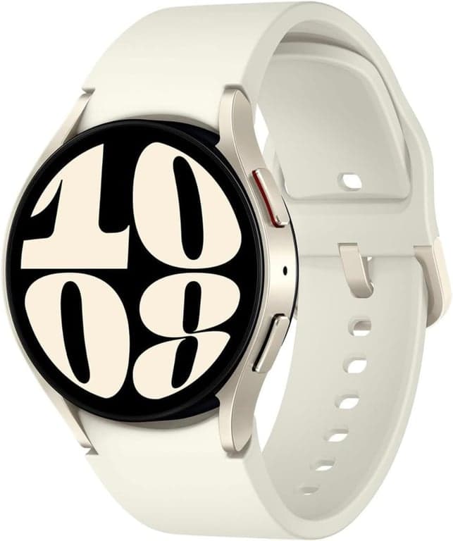 SAMSUNG Galaxy Watch 6 (40mm, WiFi + 4G LTE) Smartwatch Super AMOLED de 1.3" GPS Bluetooth, Completamente Desbloqueado con Entrenamiento del Sueño, Resistente al Agua, Monitor de Presión Arterial R935U (con Cubo Cargador Rápido, Dorado) (Renovado)