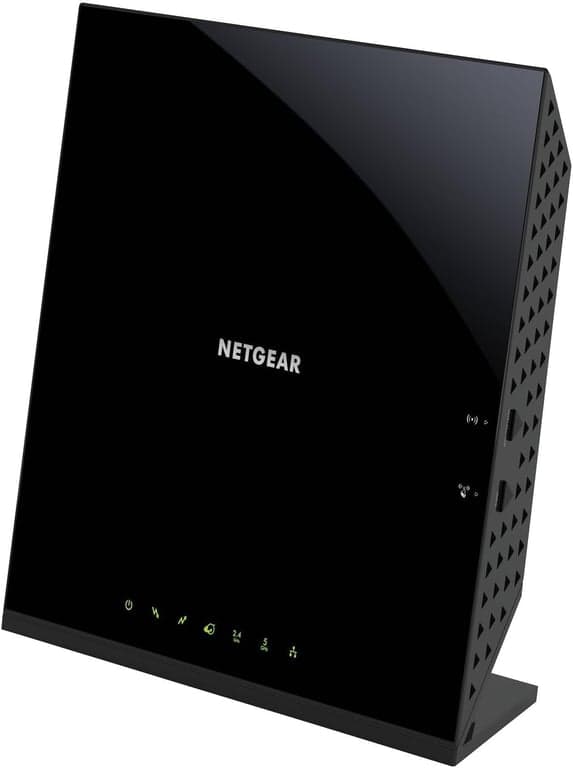 NETGEAR Cable Modem Wi-Fi Router Combo C6250 - Compatible con todos los proveedores de cable incluyendo Xfinity de Comcast, Spectrum, Cox | para planes de cable de hasta 300 Mbps | Velocidad Wi-Fi AC1600 | DOCSIS 3.0