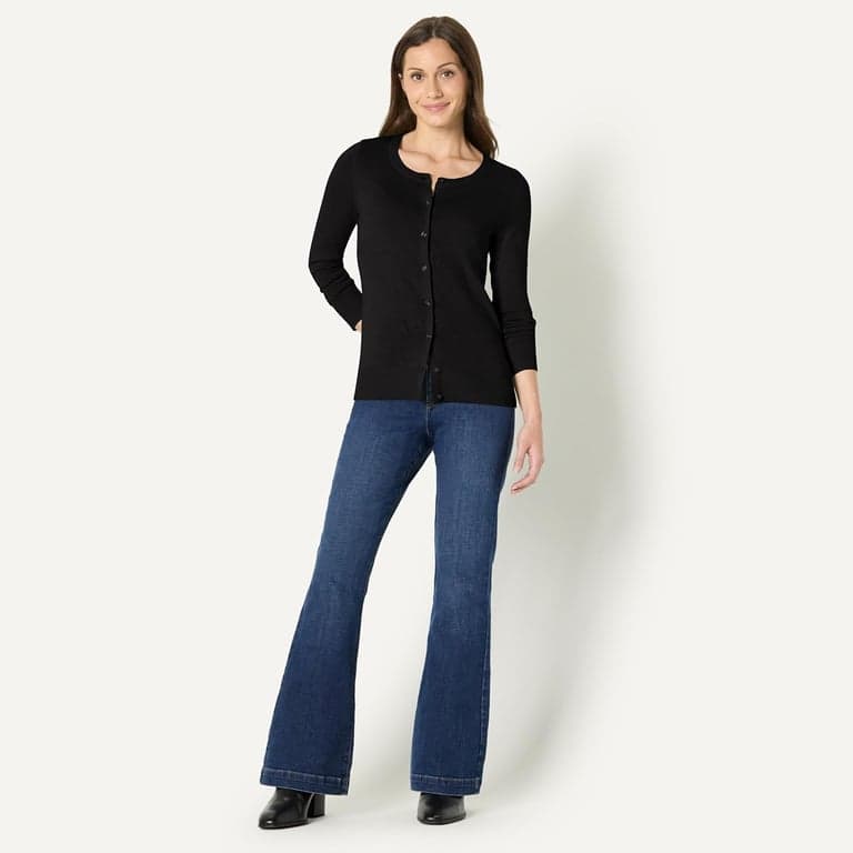 Sudadera ligera de cuello redondo para mujer Amazon Essentials - imagen 4