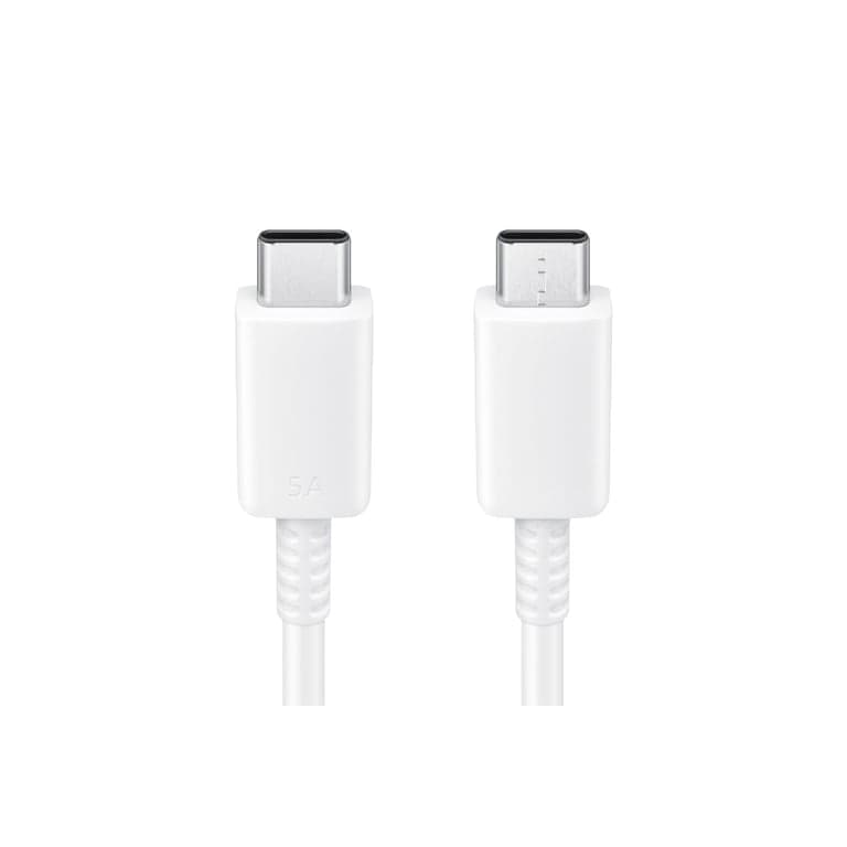 Cable USB-C oficial OEM de Samsung (USB-C a USB-C) para DEX 5V 100 Watt (Blanco) - imagen 2