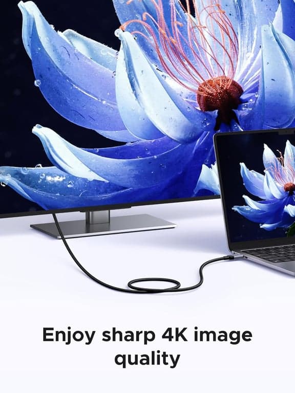 UGREEN Cable USB C 240W Gen2 10Gbps 3.2, Salida de Video 4K 60Hz Carga Rápida Compatible con iPhone 17/16/15 Pro Max, NVMe SSD, Monitor, Galaxy S26/S25/S24 Ultra, MacBook Pro, 3.3FT (Paquete de 2) - imagen 2