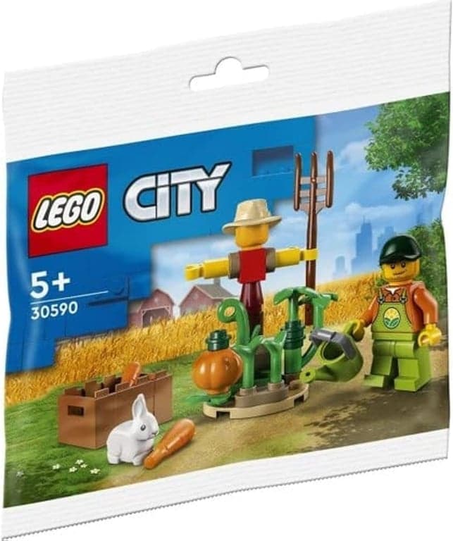 LEGO 30590 City Jardín de Granja y Espantapájaros Set Bolsa de Plástico
