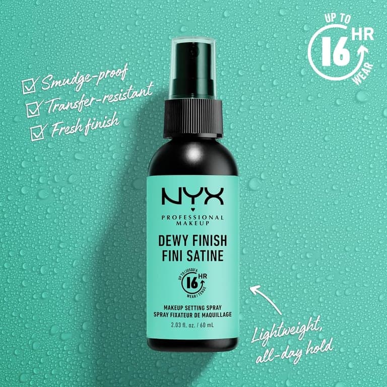 NYX PROFESSIONAL MAKEUP Spray Fijador de Maquillaje - Acabado Mate, Bruma Facial de Larga Duración por hasta 16HR, Fórmula Vegana - imagen 2