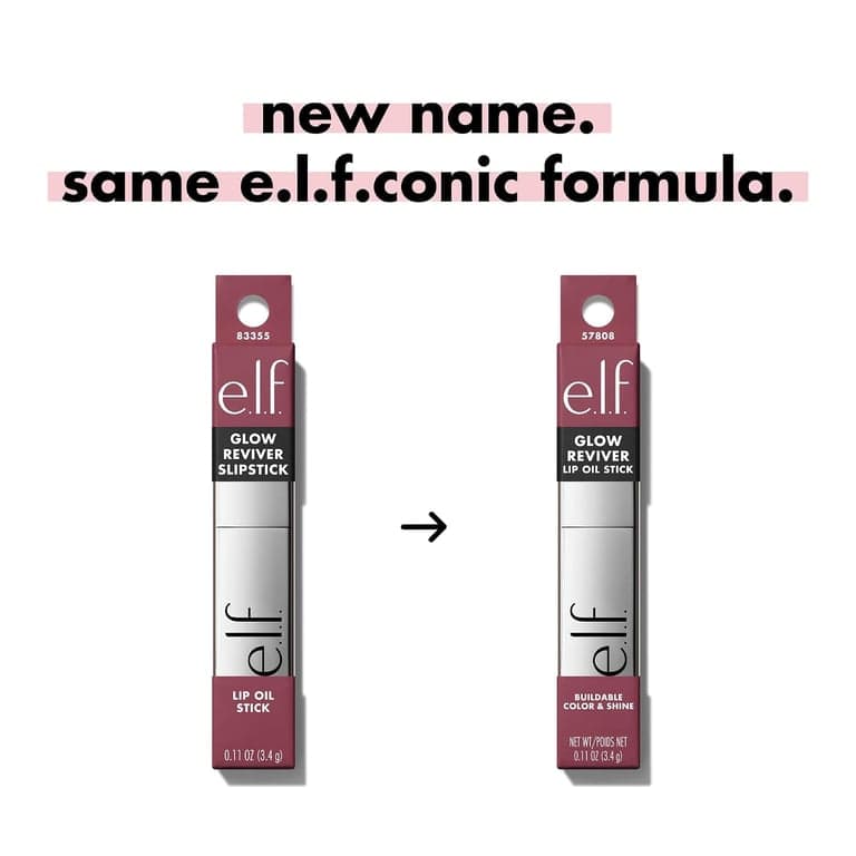 e.l.f. Glow Reviver Lip Oil Stick, Mauve Mentality - vista alternativa