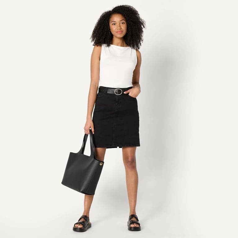 Camiseta sin mangas ajustada para mujer Amazon Essentials - imagen 4