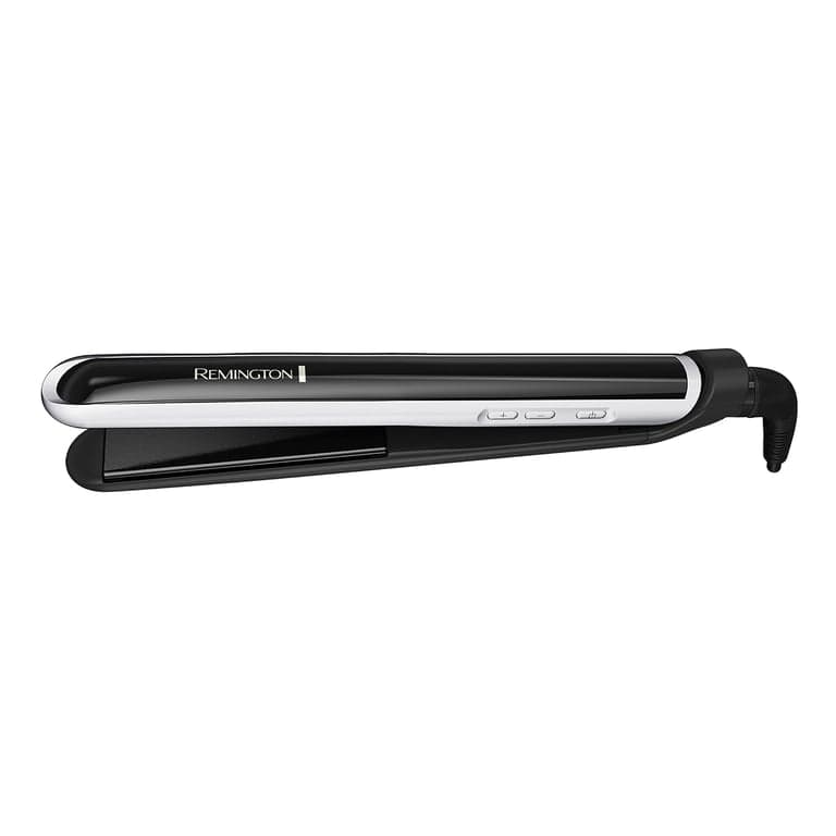 Plancha de pelo Remington Pearl Pro Ceramic, placas flotantes de 1 pulgada, negro/blanco - imagen 6
