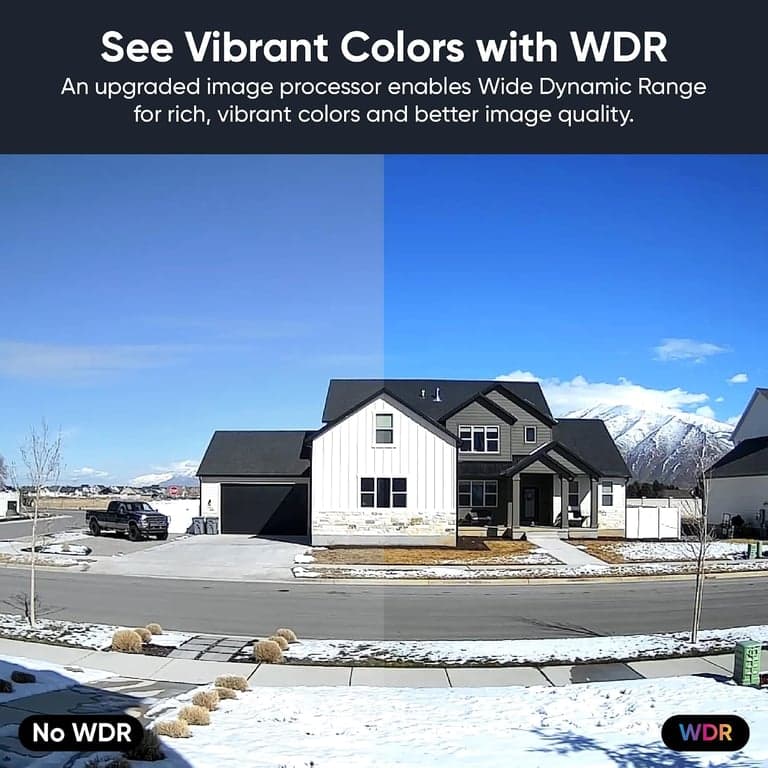 WYZE Cam v4 (modelo más reciente), cámara de seguridad con IA 2.5K, cámaras para interiores/exteriores para seguridad del hogar, monitor de bebé y cámara para mascotas, visión nocturna a color vibrante, no requiere suscripción - imagen 5