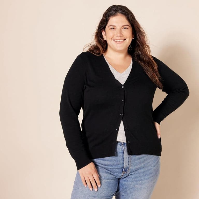 Suéter cárdigan ligero Amazon Essentials para mujer - imagen 5
