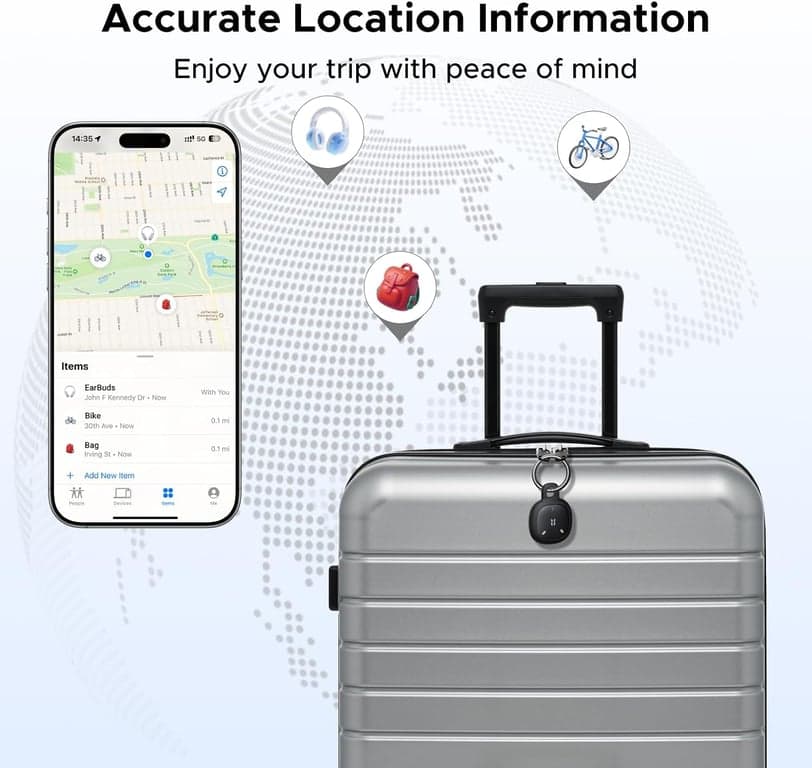 UGREEN FineTrack Mini Duo2 Bluetooth Tracker Tags 4 Pack - imagen 2