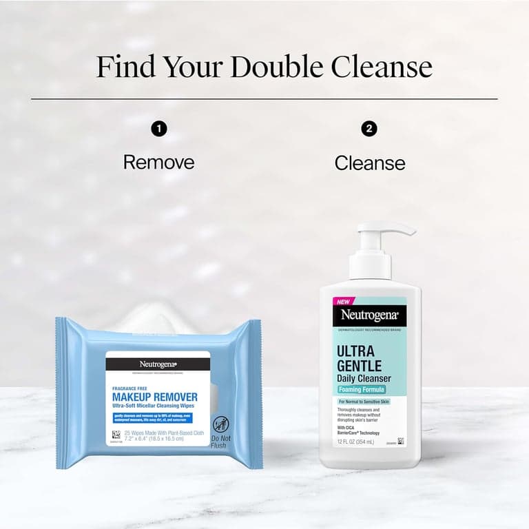 Toallitas desmaquillantes Neutrogena, sin fragancia, paquete de 2 de 25 unidades - imagen 5