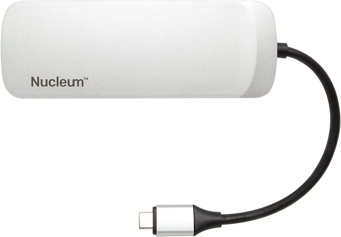 Kingston Nucleum USB C Hub, Adaptador Tipo C 7 en 1 Conecta 3.0, HDMI 4K, Tarjetas SD y MicroSD, Carga C para MacBook, Chromebook y Otros Dispositivos C | Salida 4K, Ranuras SD y microSD, Compatibilidad con MacBook, con
