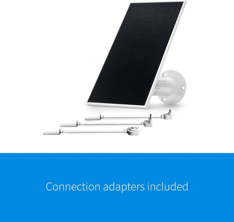 Cargador de panel solar Arlo (blanco), accesorio certificado por Arlo, resistente a la intemperie, fácil instalación (lanzado en 2025), funciona con: Essential Series, Go 2, Pro 3/4/5S/6/6 XL, Ultra Series, Wireless Floodlights - imagen 5