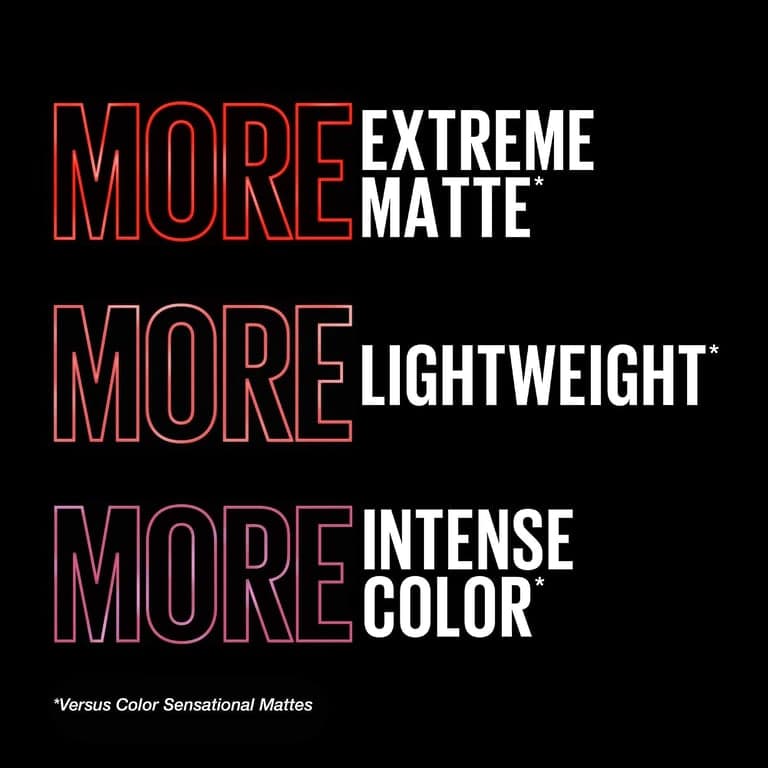 Maybelline Color Sensational Ultimatte Lápiz Labial Mate, No Reseca, Pigmento de Intenso, More Berry, Morado Baya Cálido, 1 Unidad - imagen 4