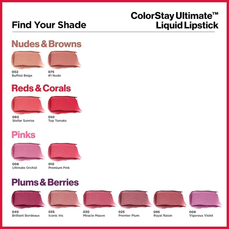 Revlon ColorStay Ultimate Liquid Lipstick, 030 Miracle Mauve, 0.1 fl oz - imagen 6