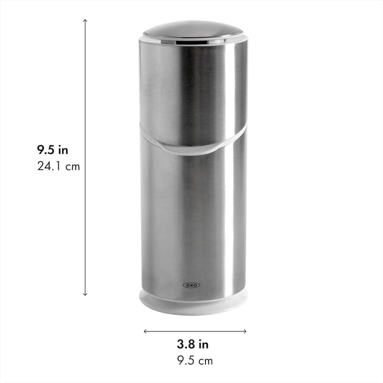 Juego de soporte para cepillos de dientes OXO Good Grips para baño - Acero inoxidable - imagen 5