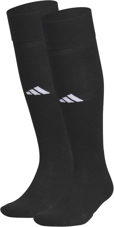adidas Rivalry Over-the-Calf Soccer Socks 2 Pairs | Unisex, Paquete de 2, Zonas de impacto acolchadas, Soporte de arco y tobillo, Compresión segura, Ajuste por encima de la pantorrilla, Listas para partidos y entrenamientos