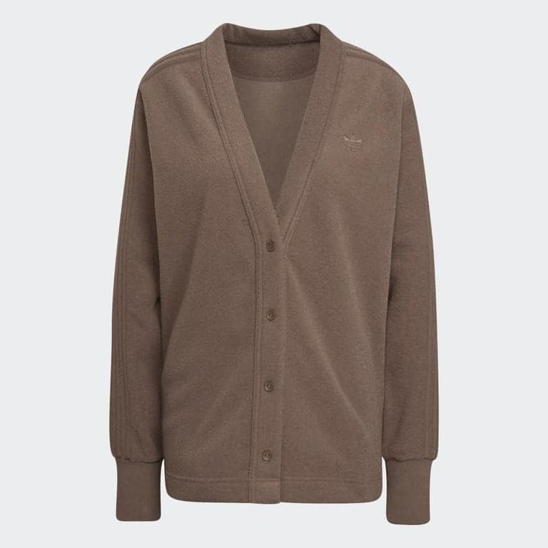 adidas Originals Womens Winterease Cardigan, Trace Brown - imagen 4