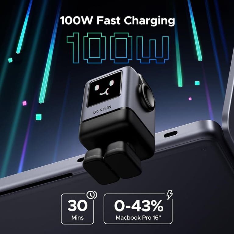 UGREEN Uno 100W Charger Bundle with 3.3FT 100W USB C Cable - imagen 3