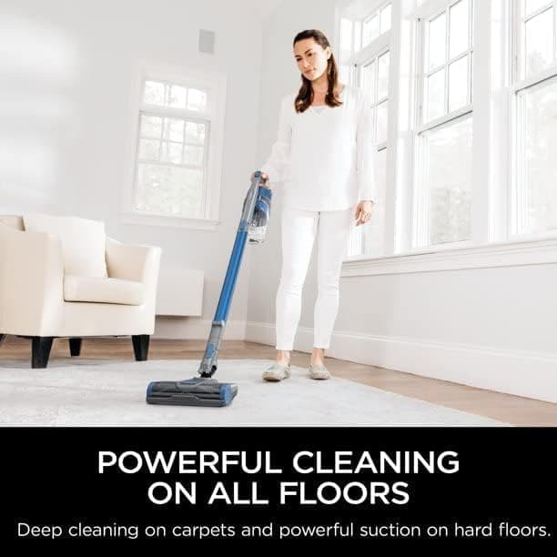 Aspiradora escoba inalámbrica Shark DuoClean Pet Ultra-Light - Azul (Renovada) - imagen 2