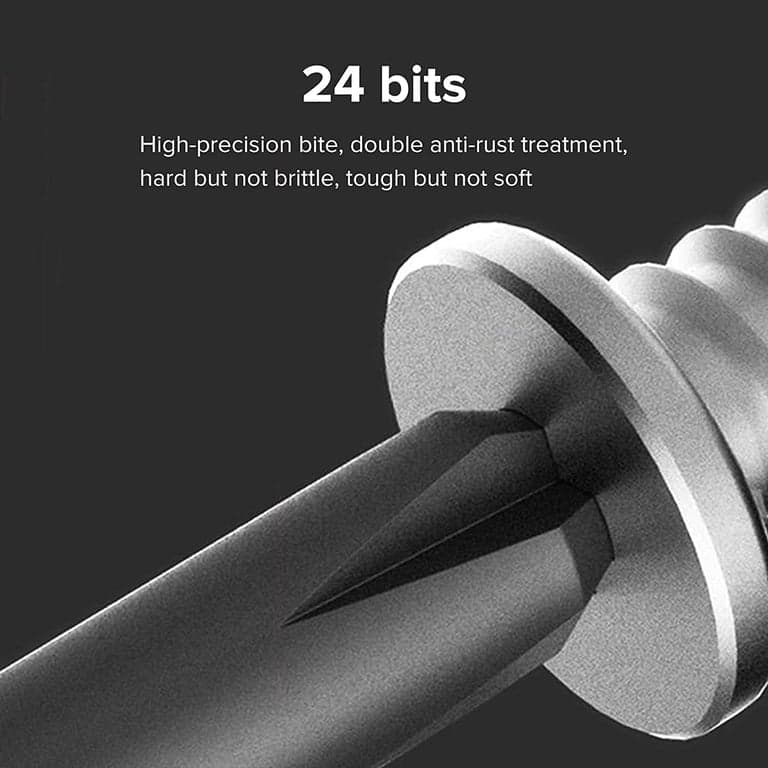 Juego de destornilladores de precisión Xiaomi Mi, juego de 24 puntas magnéticas, juego de herramientas de destornillador de bolsillo, kit de mini destornilladores, kit de herramientas de reparación para electrónica - imagen 2