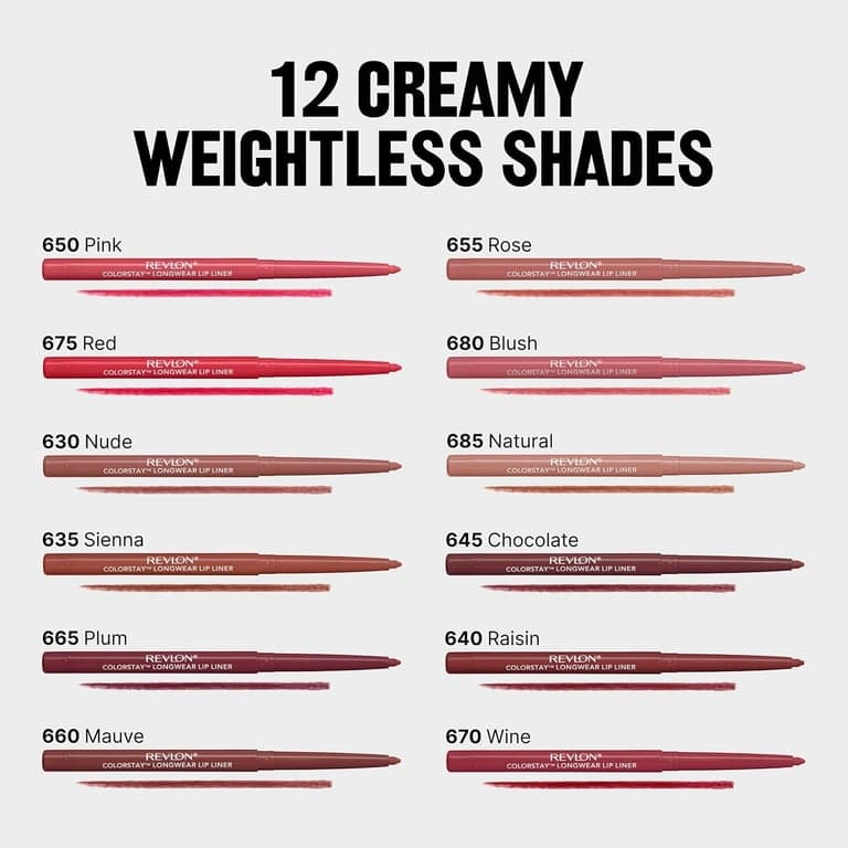 Delineador de Labios de Larga Duración Revlon ColorStay, 630 Nude, 0.01 oz - imagen 5