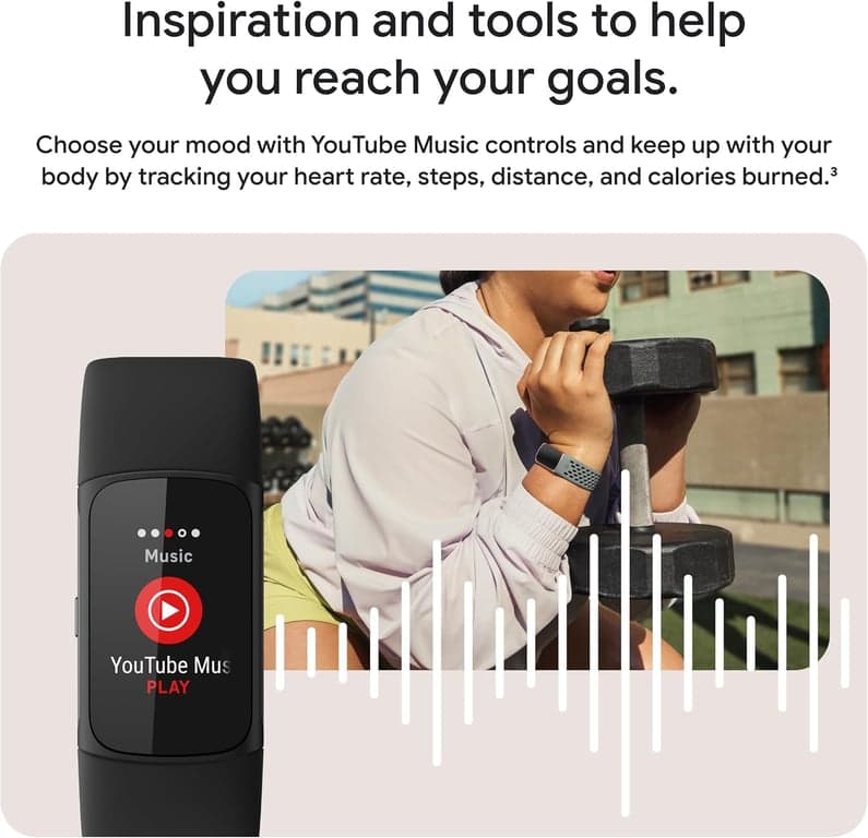 Google Fitbit Charge 6 - Monitor de actividad física - Obsidiana/Negro - imagen 3