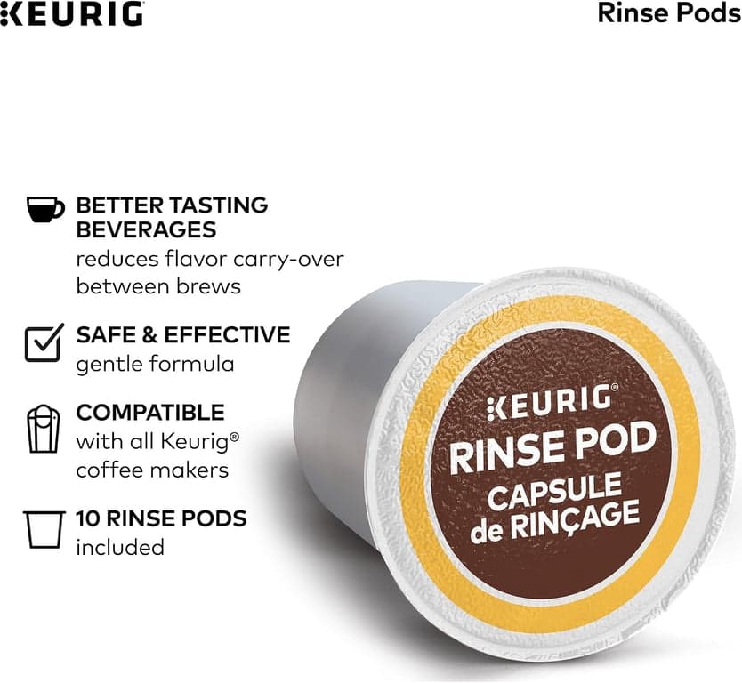 Keurig Kit de mantenimiento para cafetera de 6 meses, incluye solución descalcificadora, cápsulas de enjuague y cartuchos de filtro de agua, funciona con todas las cafeteras de cápsulas K-Cup - imagen 2