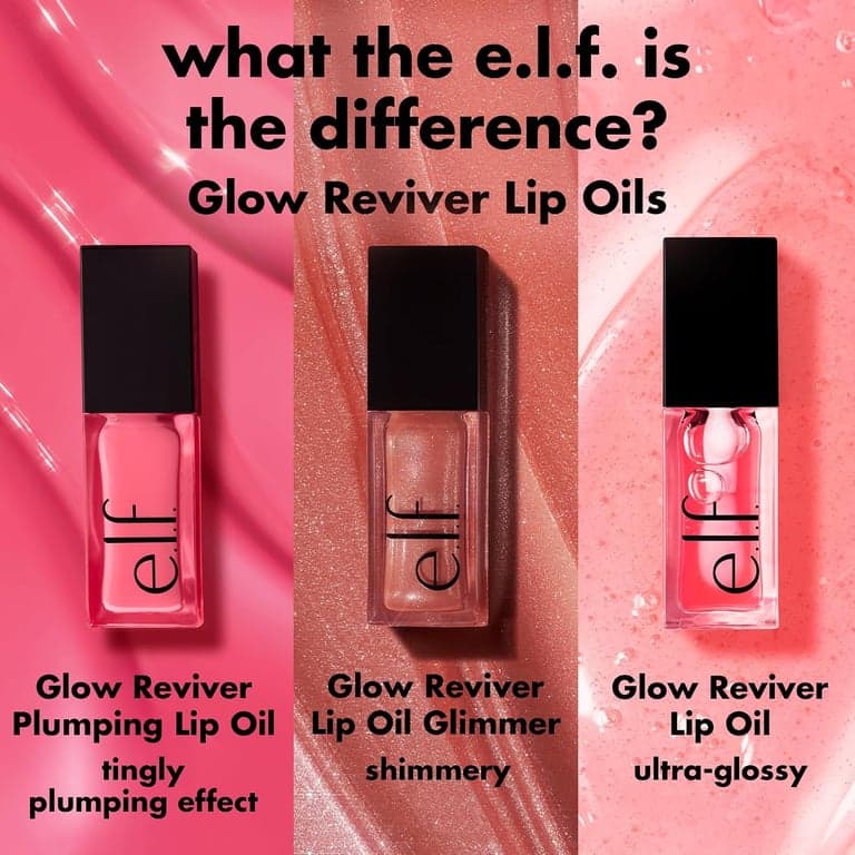e.l.f. Glow Reviver Plumping Lip Oil, Major Mauve - imagen 5