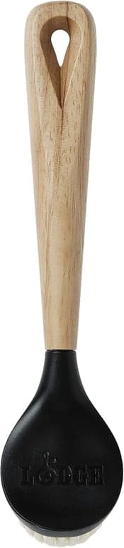 Juego de raspador de sartén Lodge Deluxe y cepillo de fregar - imagen 5