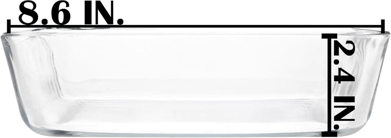 Pyrex 7212 Recipientes de almacenamiento de alimentos de vidrio transparente de 11 tazas (paquete de 2) - Hecho en EE. UU. - imagen 2