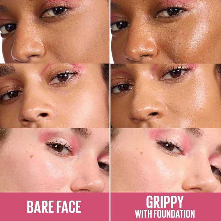 Maybelline Grippy Serum Primer, prebase de maquillaje hidratante con 2% de niacinamida para hasta 24 horas de duración del maquillaje, transparente, 1 unidad - vista alternativa