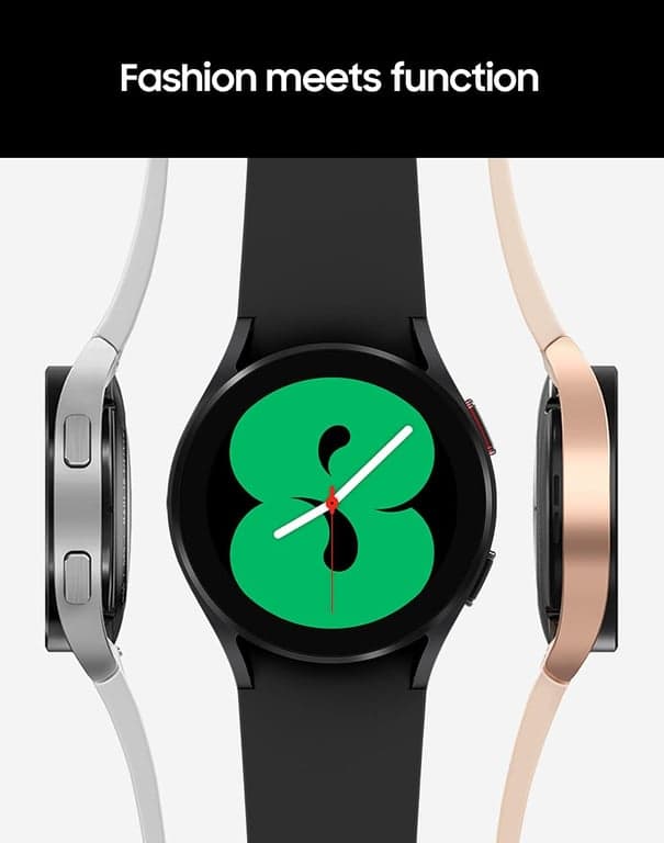 Samsung Electronics Galaxy Watch 4 40mm Smartwatch con Monitor de ECG Rastreador para Salud Fitness Correr Ciclos de Sueño GPS Detección de Caídas Bluetooth Versión de EE. UU. - (Negro) (Renovado) - imagen 6
