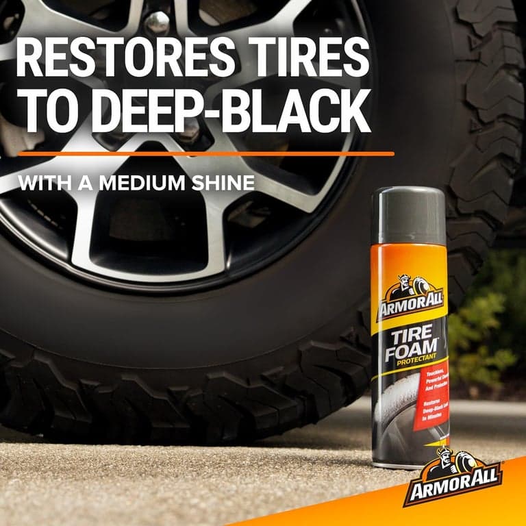 Kit de limpieza de autos Armor All, toallitas para vidrios, protector, lavado y cera, espuma para neumáticos | de detallado de lavado de autos de 4 piezas con toallitas para vidrios sin amoníaco y spray protector UV para superficies interiores - imagen 4