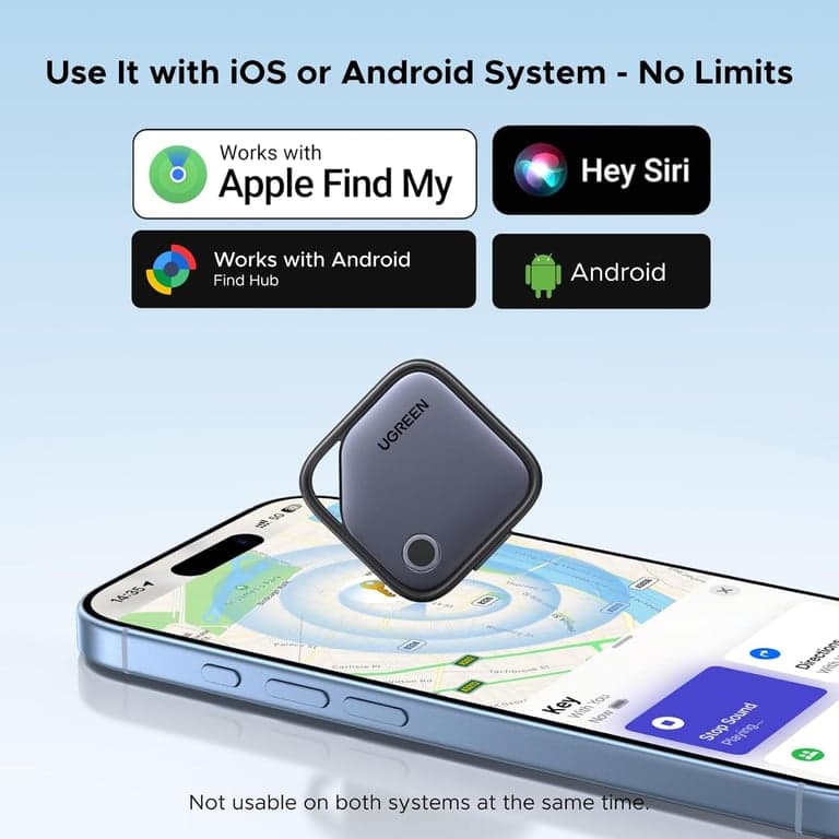 UGREEN Finder Duo Air Tracker Tags 4 Pack (iOS and Android) - vista alternativa