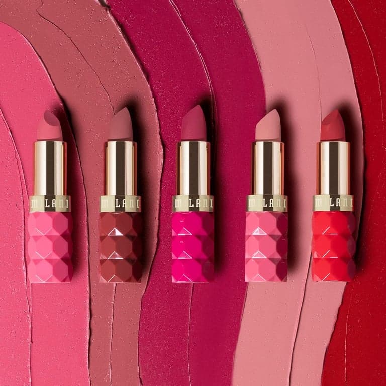 Milani Color Fetish Matte Lipstick para mujer Larga duración de labios - Peony - imagen 4