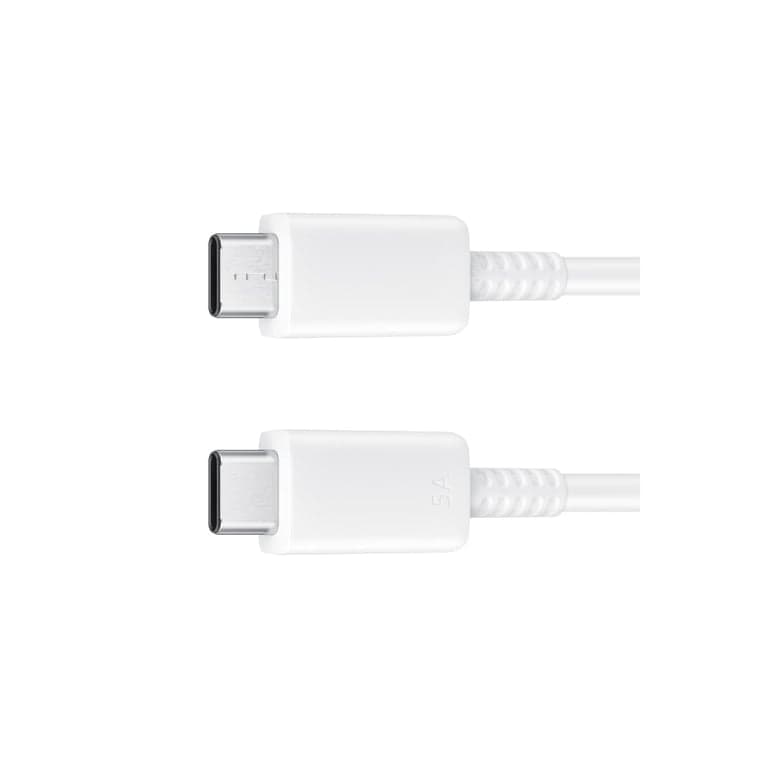 Cable USB-C oficial OEM de Samsung (USB-C a USB-C) para DEX 5V 100 Watt (Blanco) - imagen 4